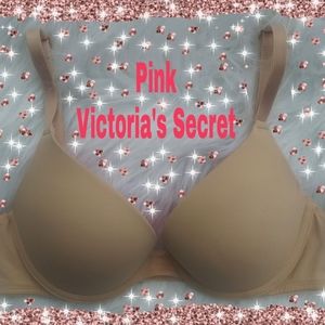 Pink Victoria's Secret wear everywhere t-shirt bra